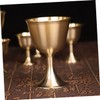 LABRIMP 2sets Brass Temple Cup Royal Retro Design Elegant for