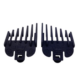 Taper King Clipper Guide Combs - Fool Proof Tapers & Fades at Home! Onyx (#1 to #2) - Compatible with Oster/Andis Clippers!