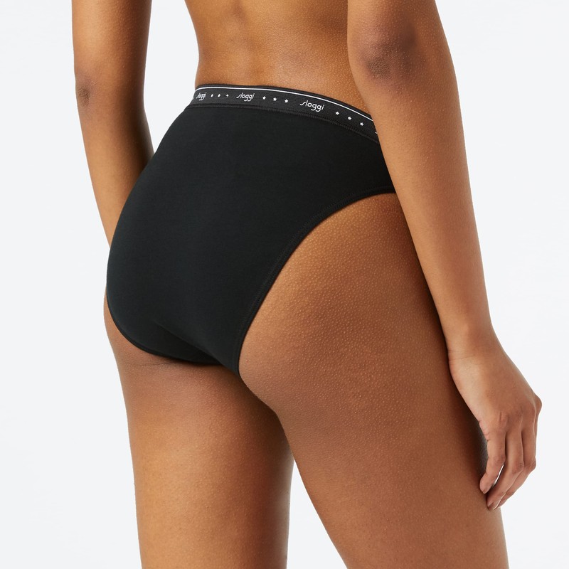 Sloggi Women's Briefs (Pack of 3), black
