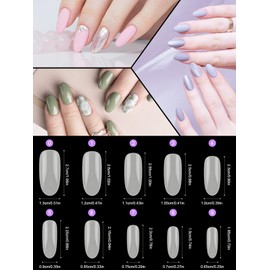 EBANKU Nail Practice Hand Model, Acrylic Nail Art Training Hand & Fingers Flexible Bendable Manicure Hand with Nail Clay Nail Files and 500PCS Natural Color False Nails Tips for Nail Art Practicing