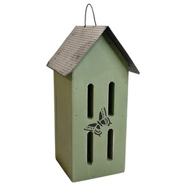 Bird in Hand Amish Made Butterfly House with Stencil, Green