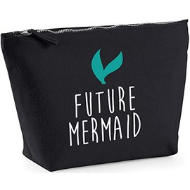 Hippowarehouse Future mermaid printed make up cosmetic wash bag 18x19x9cm