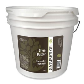 Nature's Oil Shea Butter, Naturally Refined, 7lbs (1 Gallon)