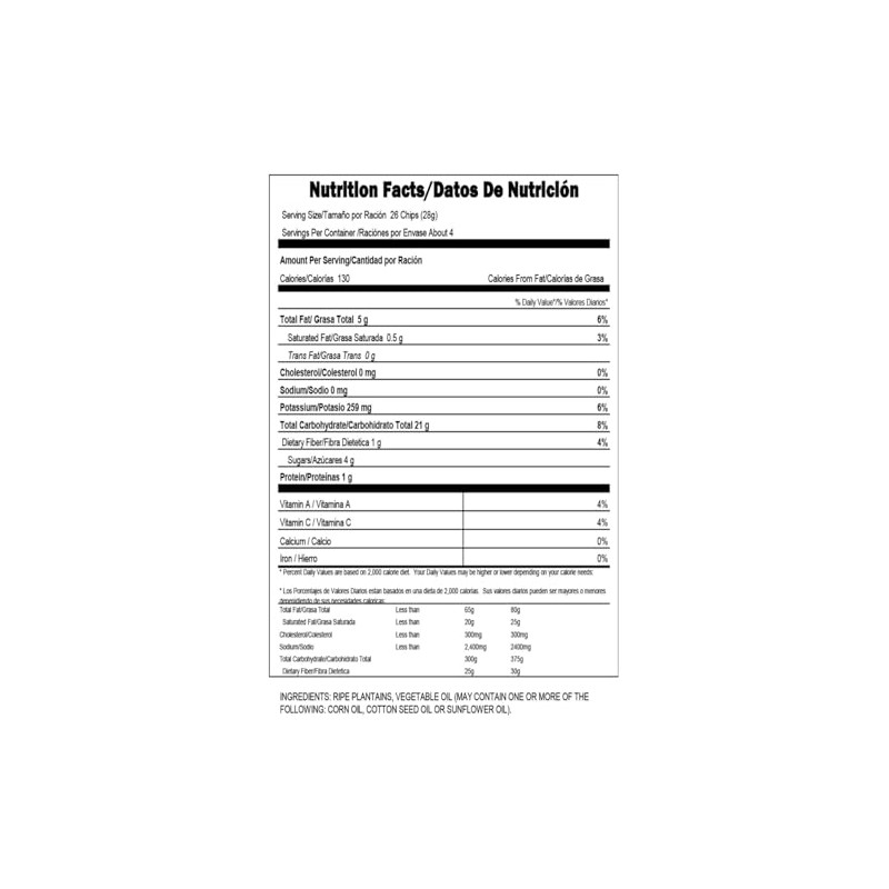 Goya Foods Sweet Plantain Chips, 4 Ounce (Pack of 12)