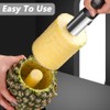 MURANEST Pineapple Corer,with Eye Removal Tool,Stainless Steel Pineapple Peeler,Easy to