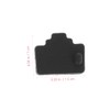 Gatuida 250pcs Ethernet Port Dust Covers Black LAN Protectors for