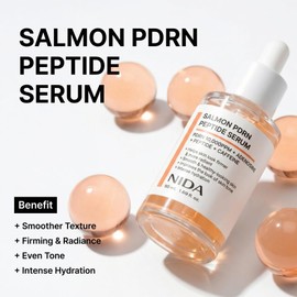 NIDA Salmon PDRN Peptide Serum Salmon PDRN, Peptido, Adenosina, Cafeína Piel firme y saludable, hidratación intensa 1.69 fl.oz., 1.7 fl oz