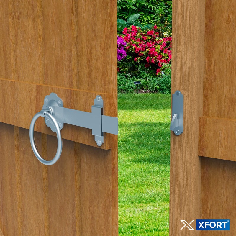 XFORT® Zinc Ring Gate Latch, Garden Gate & Garden Door
