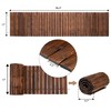 Spurgehom Wooden Garden Pathway 8FT Straight Outdoor Walkway Roll Out