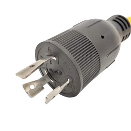 Parkworld 61797 NEMA L6-20P to L6-30R Adapter Cord, Twist Lock L6 20A Plug to 30A Socket Adapter Cord 2FT.