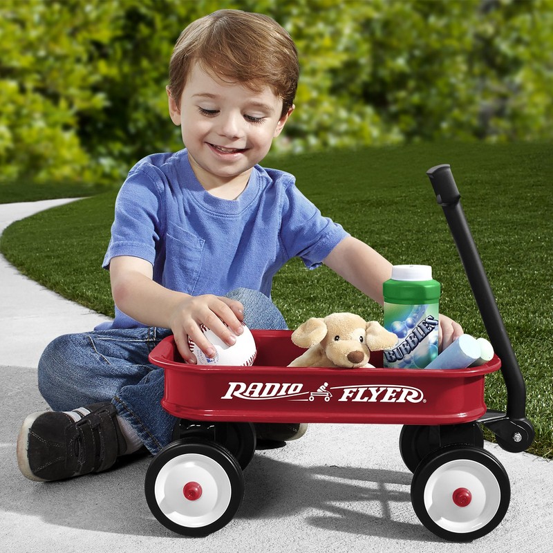 Radio Flyer Miniature Kids Wagon 12.5”, Toy Wagon with Wheels,