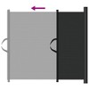 CHARMMA Retractable Pet Gate Black 40.4"x49.2",Baby & Pet Safety Gates-4004132
