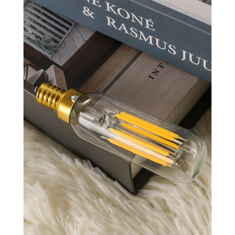 Dimmable E12 LED Bulbs 6W, T6 Edison Light Bulbs Soft