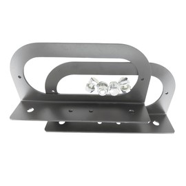 Aizhuer Replacement Oval Trailer Tail Light L Mounting Bracket for 6" Truck Boat RV Trailer（2pack）