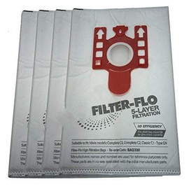 4 X DUST BAGS COMPATIBLE WITH MIELE FJM VACUUM CAT & DOG C1 C2 C3 S6210 S6000 SERIES