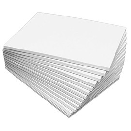 DEBRADALE DESIGNS Blank Unruled Memo Pads - 5" x 7" Inches - Baker's Dozen (13) - Note Pads with 50 Sheets each of Bright White 20# Bond Paper - Quality Chipboard Backer