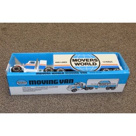 Clover Toys Vintage Movers World Moving Van U-Haul Toy Truck NiB Clover Toys FREE SHIP 1/64