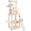 ABCPET Cat Tree Tower 63in Multi-Level Cat Tower for Indoor