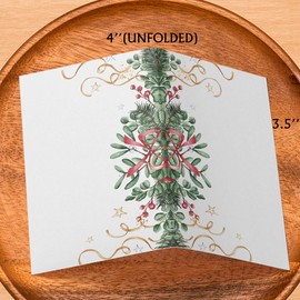 Christmas Food Tent Labels(25 pack) - Place Cards for Christmas, Table Place Cards - Perfect for Christmas Place Cards, Banquet tables, Buffet food label, Christmas Party-(FZ-a100)