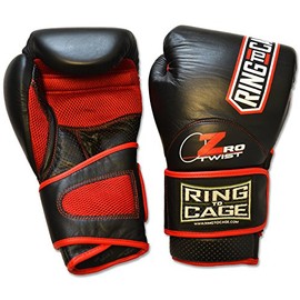 Ring to Cage ZroTwist Safety Strap Bag Gloves (Large 16oz)