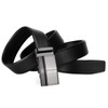 Itiezy Men’s Belt Automatic Ratchet, 35 mm Wide, Leather -