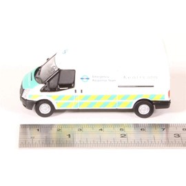Oxford Diecast 76FT029 Ford Transit Mk5 LWB High Docklands Light Railway
