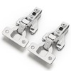 Furniware 2-Piece Face Frame Half Overlay Soft Closing Cabinet Hinges