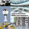 Topiky Dummy Camera, Waterproof Wall Mounted Dummy Camera Indoor &