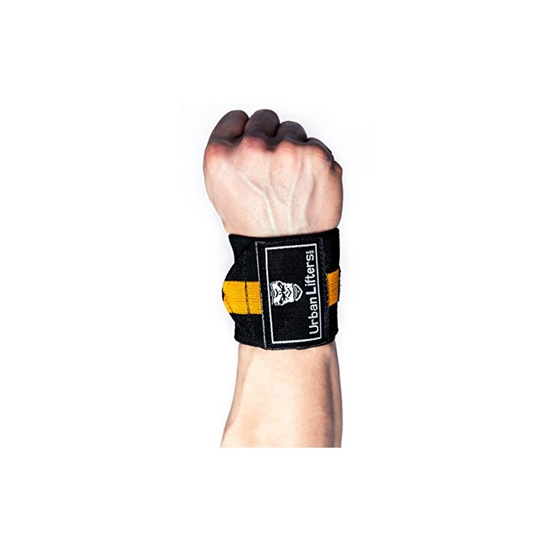 Urban Lifters Weight Lifting Wrist Wraps, Heavy Duty Advanced 18"