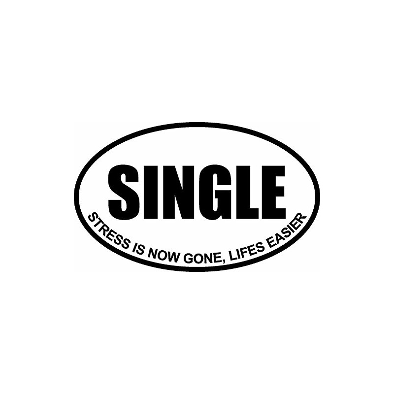 ION Graphics Single Stress Is Now Gone Lifes Easier Oval