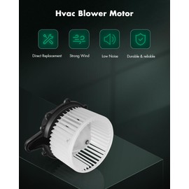 SCITOO 700027 Front HVAC Blower Motor with Fan Cage for Ford for Expedition,for Ford for F-150,for Ford for F-150 Heritage,for Ford for F-250,for Lincoln for Blackwood,for Lincoln for Navigator