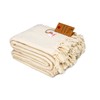 Buena Zeba Traditional Cotton Chevron Fringe Blanket 200 x 235
