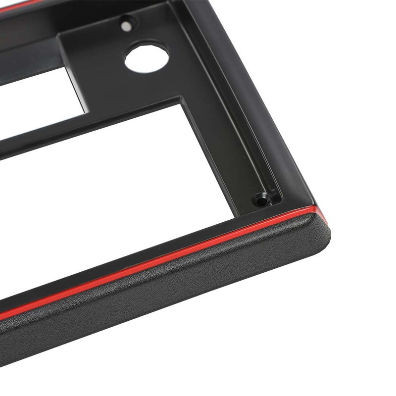 G-PLUS Radio Face Plate w/Red Trim Compatible with El Camino