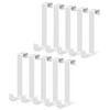 virea 10 x Door Hooks White – Coat Hooks for