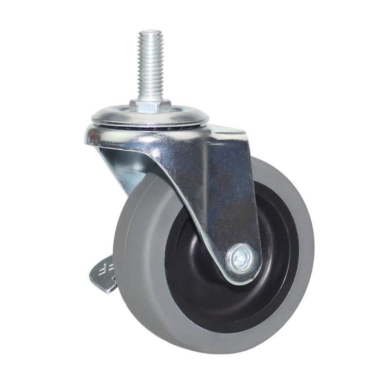 Caster Wheels, 3 Inch Heavy Duty Casters Threaded Stem Casters