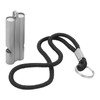Pure Titanium Whistle with Lanyard Outdoor Survival Whistle High Decibel
