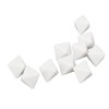 20 Pcs 8 Sided Dice Set Plastic White 2.8x2.8x2.8cm Pen