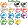 DecalDino Stripes Graphic Kit for Yamaha Zuma Silver Metallic