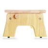 My Brest Friend Nursing Stool Adjustable for Comfort, Wood Ergonomic