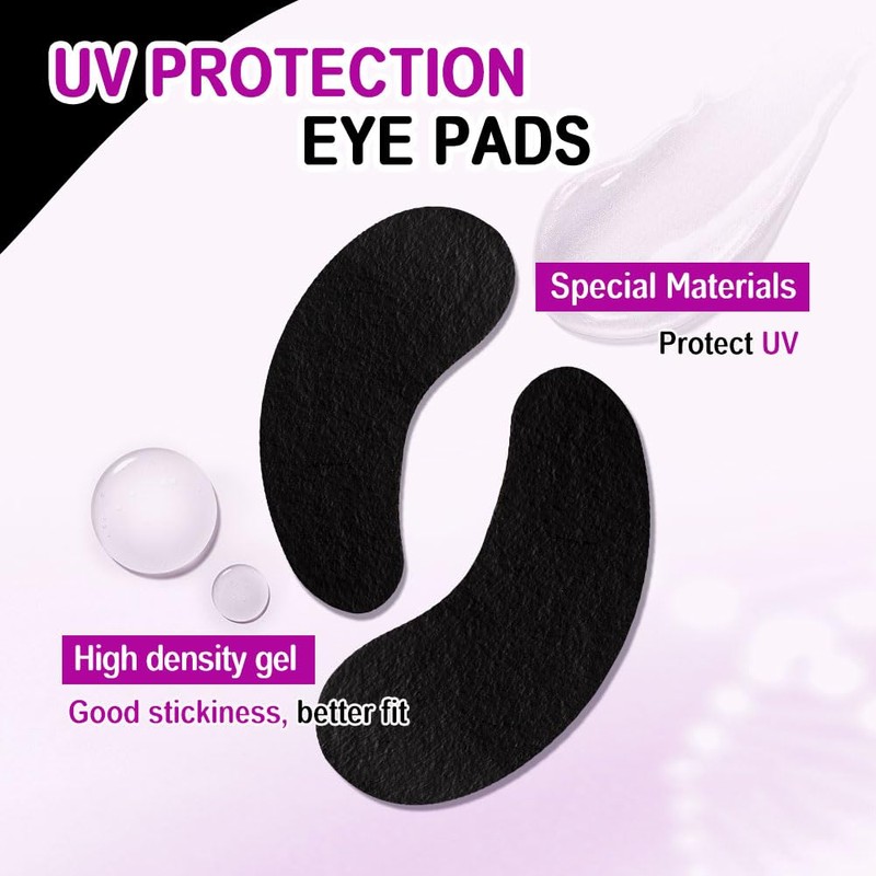 Lunamoon Eye Pads for Eyelash Extension Eyelashes Pads UV Protection
