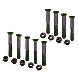 Flat Head Internal Hex Drive Grade 8 Cutting Edge Bolts & Nuts, 5/8"-11 X 4"- Extra Long. (9)