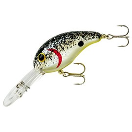 Bandit Crank 300-Series 2-Inch Pearl Splatter Back 8 to 12-Feet Deep Bait