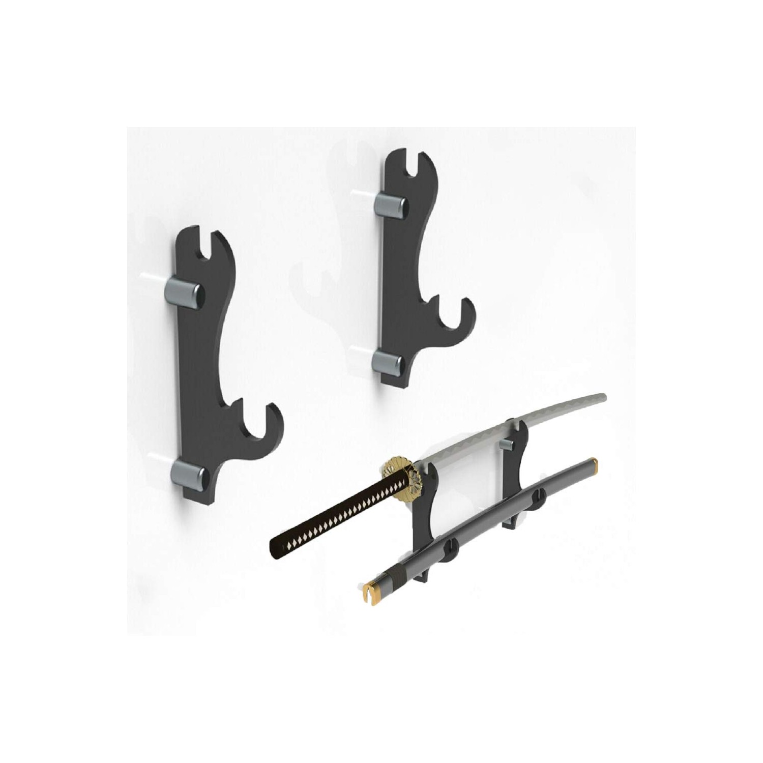 WANLIAN Sword Display Wall Mount, Sword Display Wall Mount, Acrylic Two ...