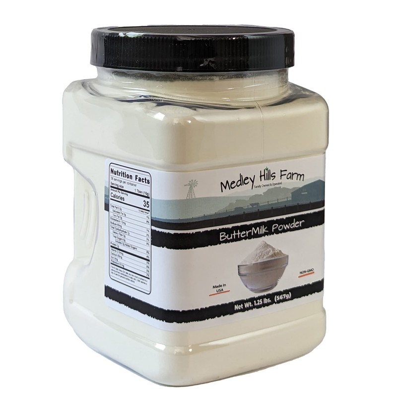 Buttermilk Powder by Medley hills farm 1.25 lbs. in Reusable