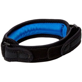 Powerstep Unisex's Patella Strap, UN Walking Shoe, Black, One Size