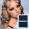 PHKERATA 14-16MM Volume Lash Clusters 120D Thick Eyelash Clusters Wispy
