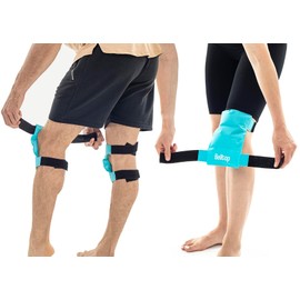 2 x Knee Support Cooling Pads: for Injuries, Knee Pain and Muscle Pain. Arms, Calf and Quadriceps Cooling Pads. Ice Pack Gel for Neck and Ankle. (Reusable). Cold/Warm Compresses
