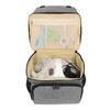 (Breast Pump Backpack, Gray) - Luxja Breast Pump Bag with