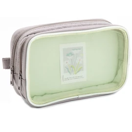 Iroha Publishing TRACY MULTI POUCH (M Size), pearl gray