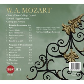 Mozart: Vesperae De Dominica